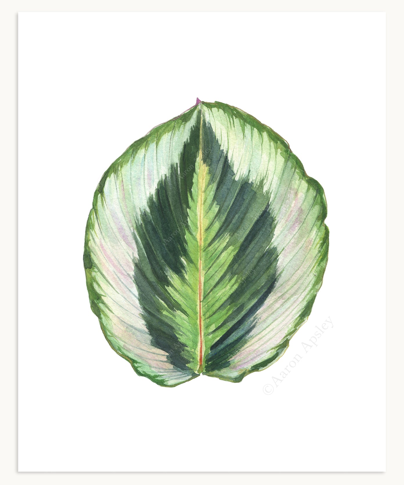 Tropical Leaf Print - 8"x10"